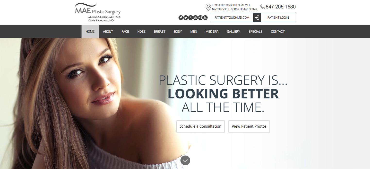 mae plastic surgery portfolio