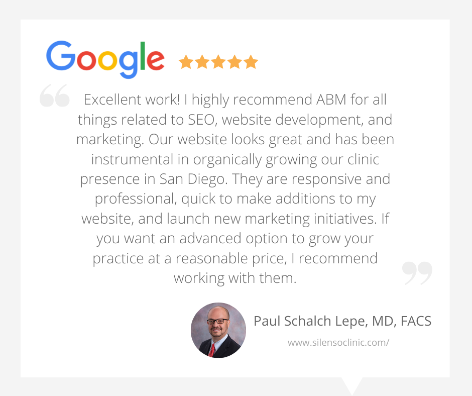 Dr. Schalch Lepe San Diego ENT Review for ABM