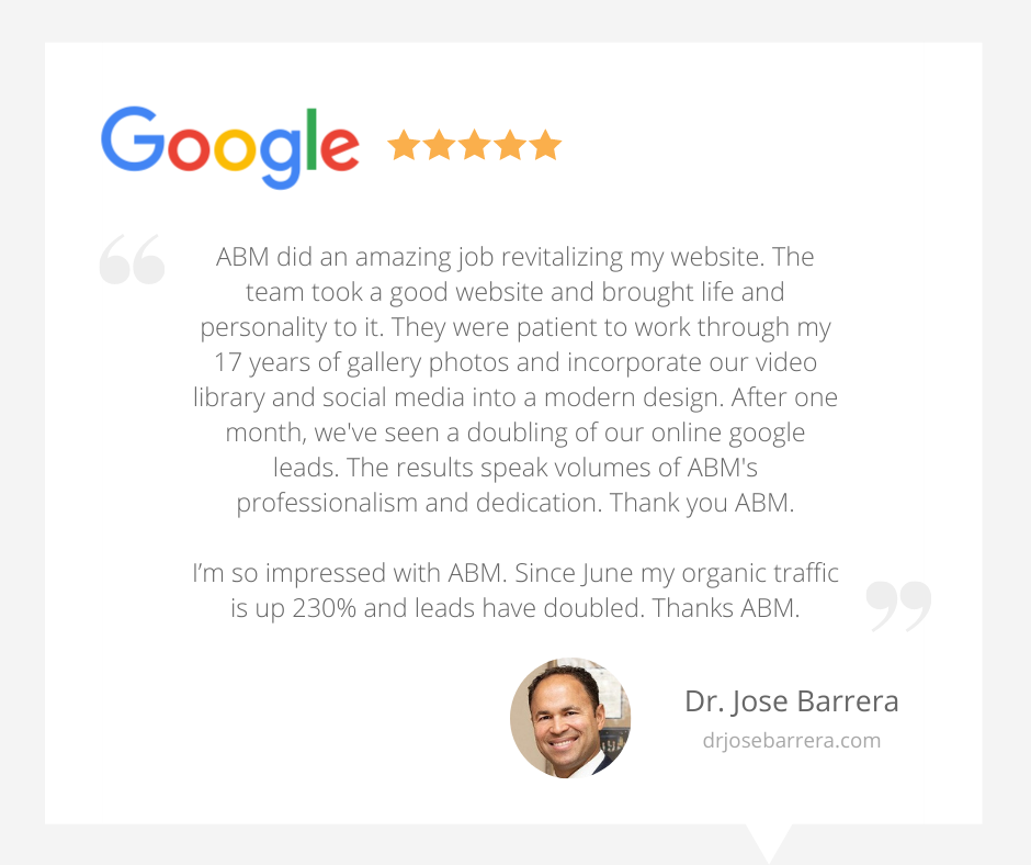 Review of Dr. Jose Barrera